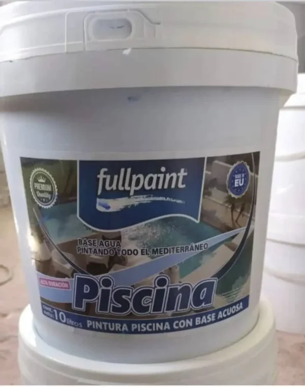 pintura para piscina con base acuosa fullpaint